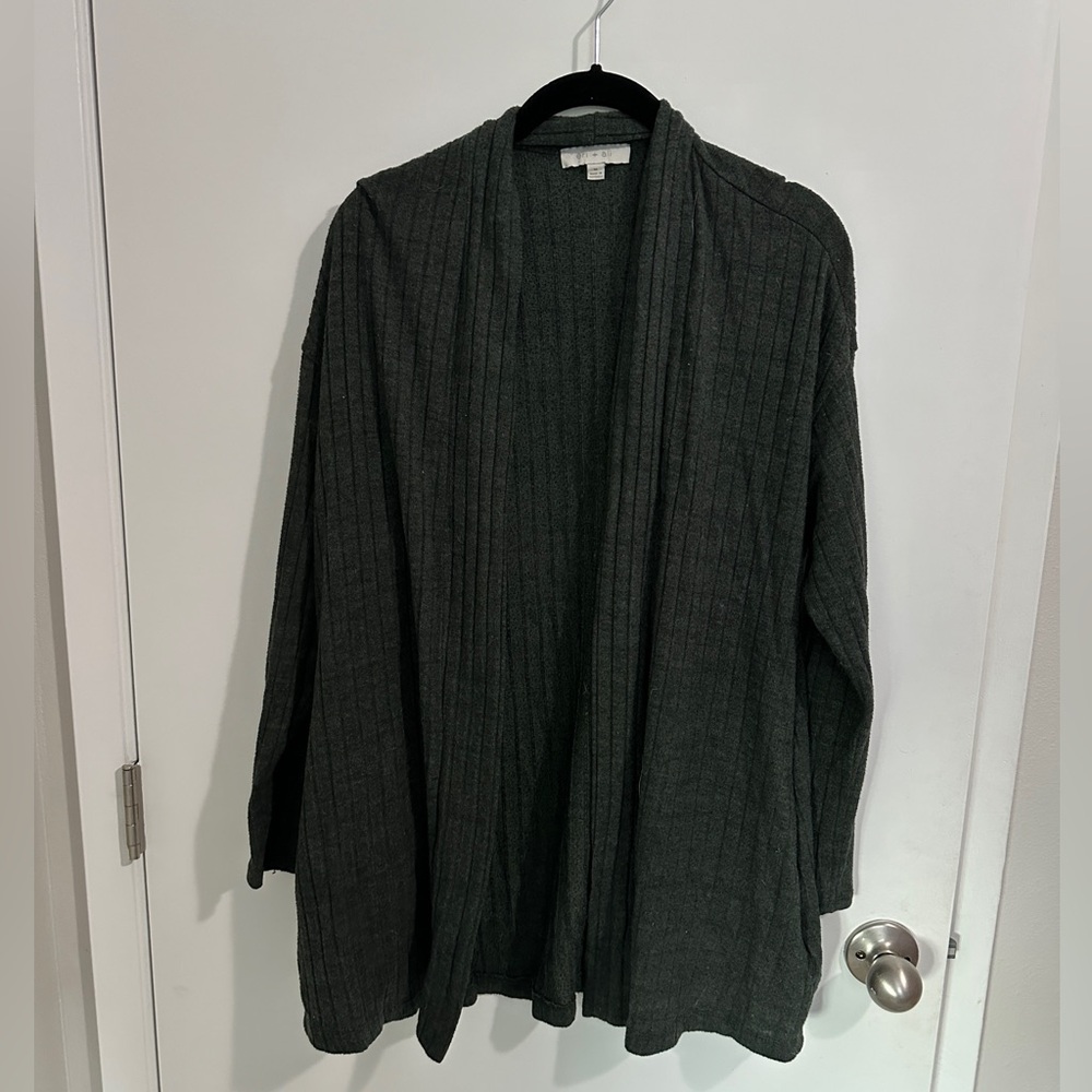 Eri and Ali blue grey cardigan